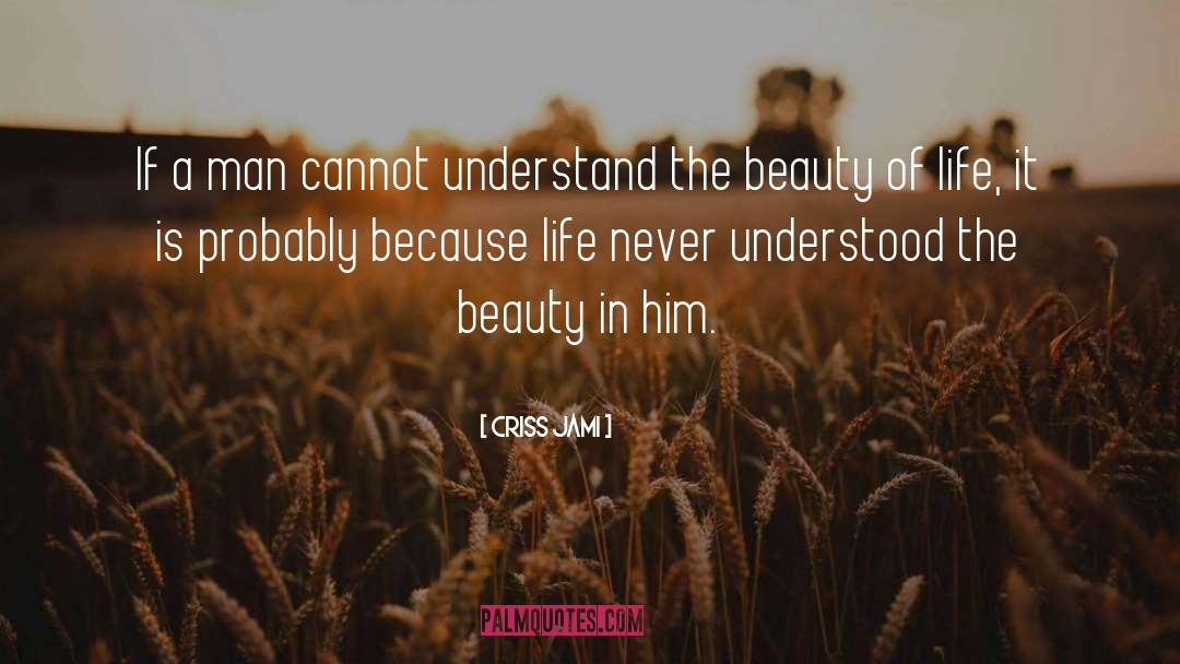 Beauty Beautiful quotes by Criss Jami
