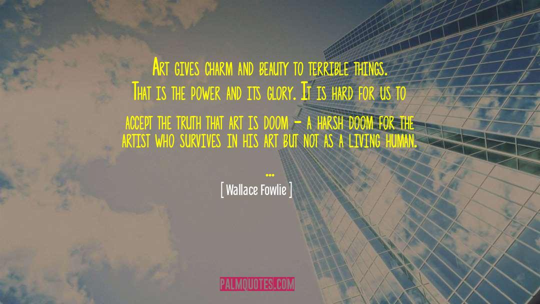 Beauty Bisaya quotes by Wallace Fowlie
