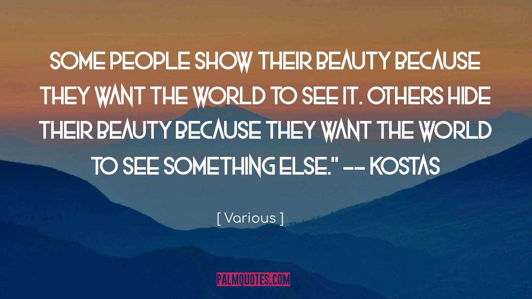 Beauty Contest quotes by Various