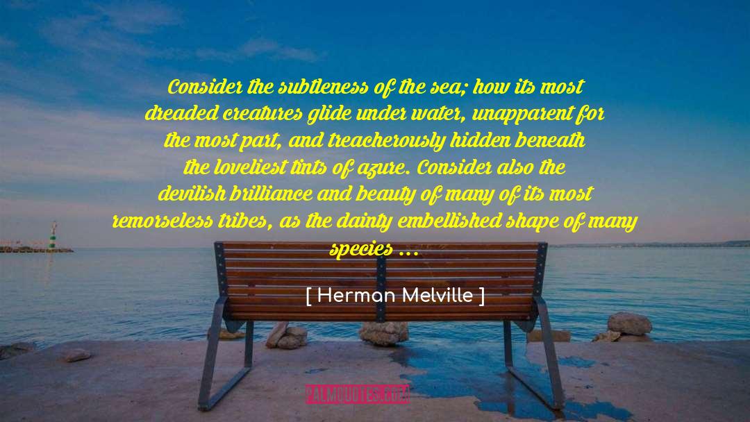 Beauty Everywhere quotes by Herman Melville