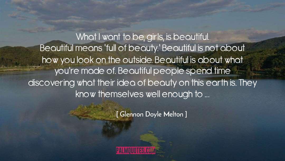 Beauty Grace quotes by Glennon Doyle Melton