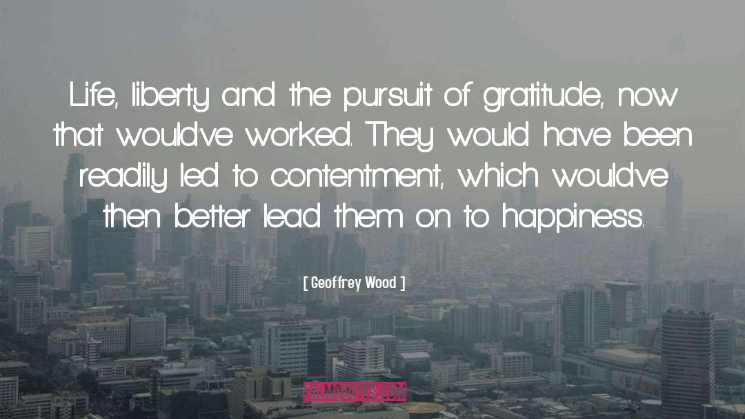 Beauty Happiness quotes by Geoffrey Wood