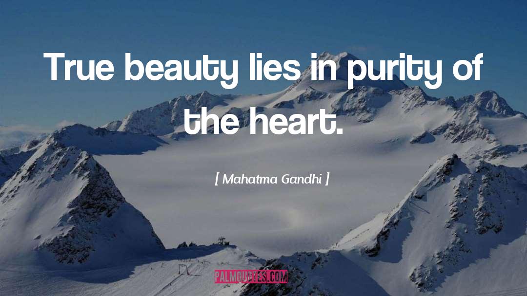 Beauty In Her quotes by Mahatma Gandhi