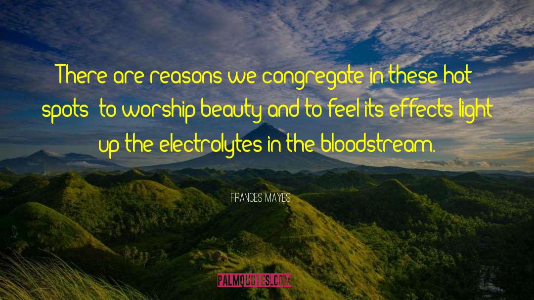 Beauty In Nature quotes by Frances Mayes