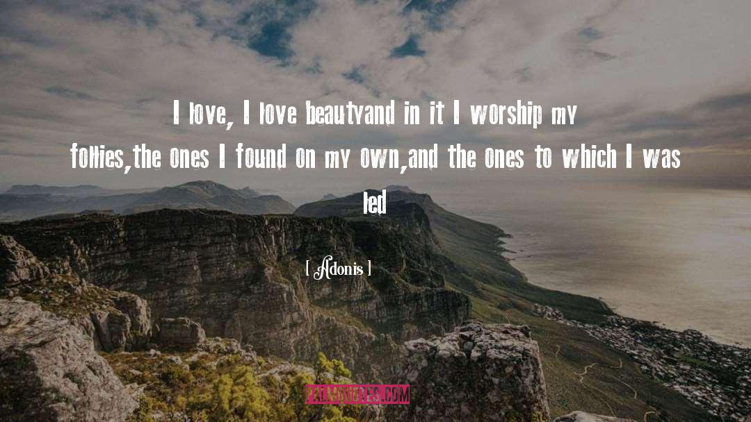 Beauty In You quotes by Adonis