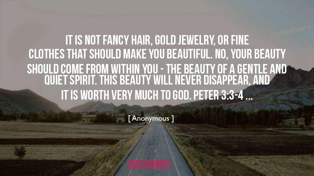 Beauty Jewellery quotes by Anonymous