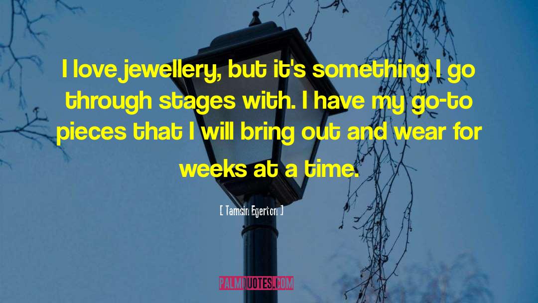 Beauty Jewellery quotes by Tamsin Egerton