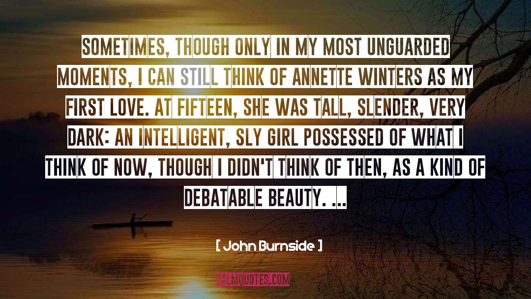 Beauty Love quotes by John Burnside