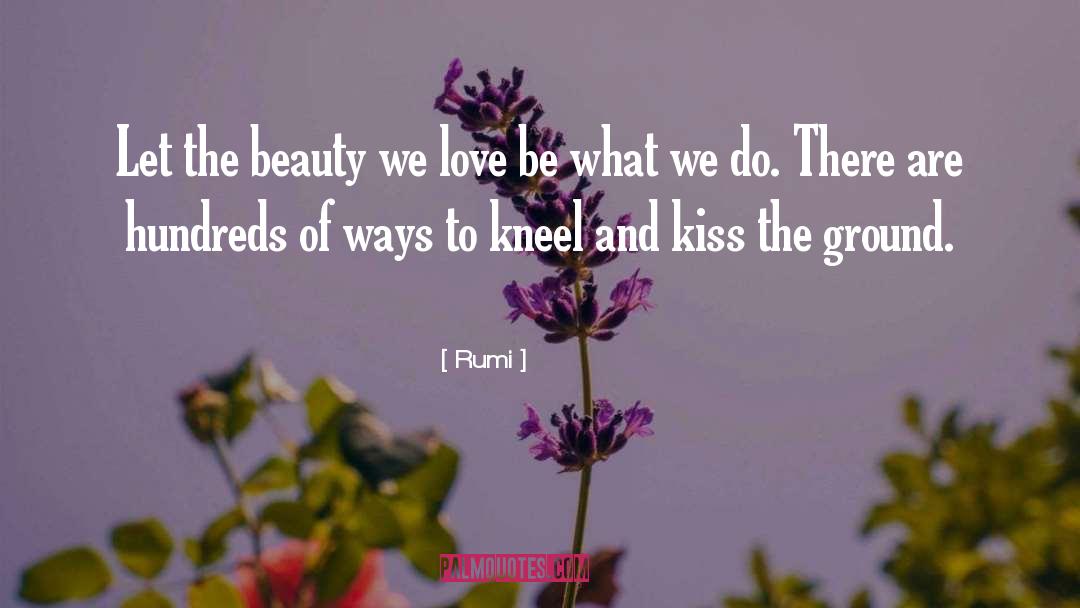 Beauty Love quotes by Rumi