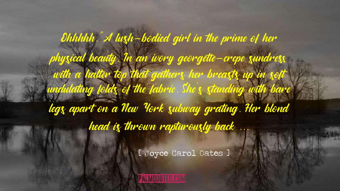 Beauty Of A Sunset quotes by Joyce Carol Oates