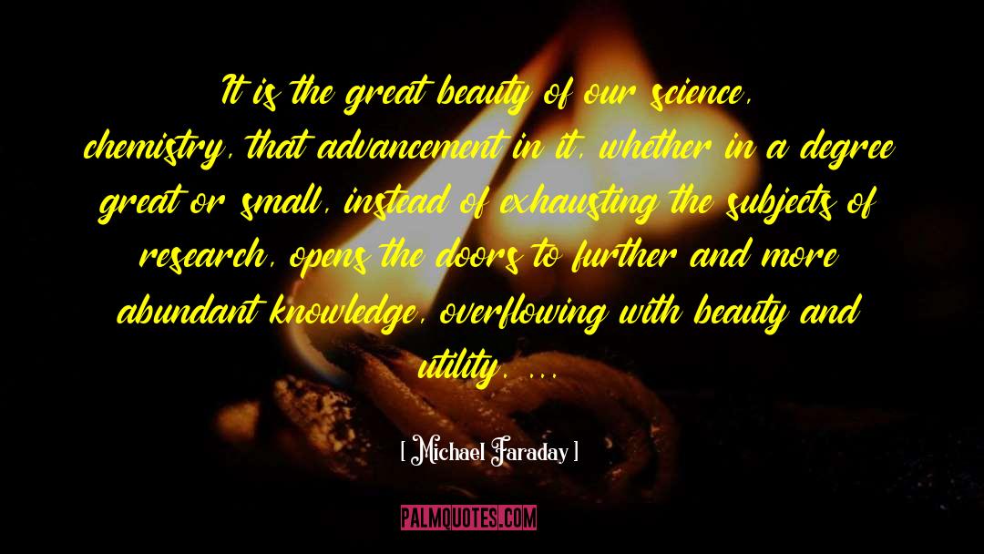Beauty Of Darkness quotes by Michael Faraday