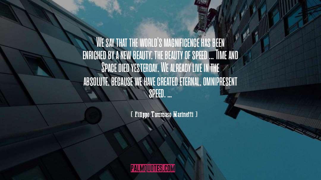 Beauty Of Darkness quotes by Filippo Tommaso Marinetti