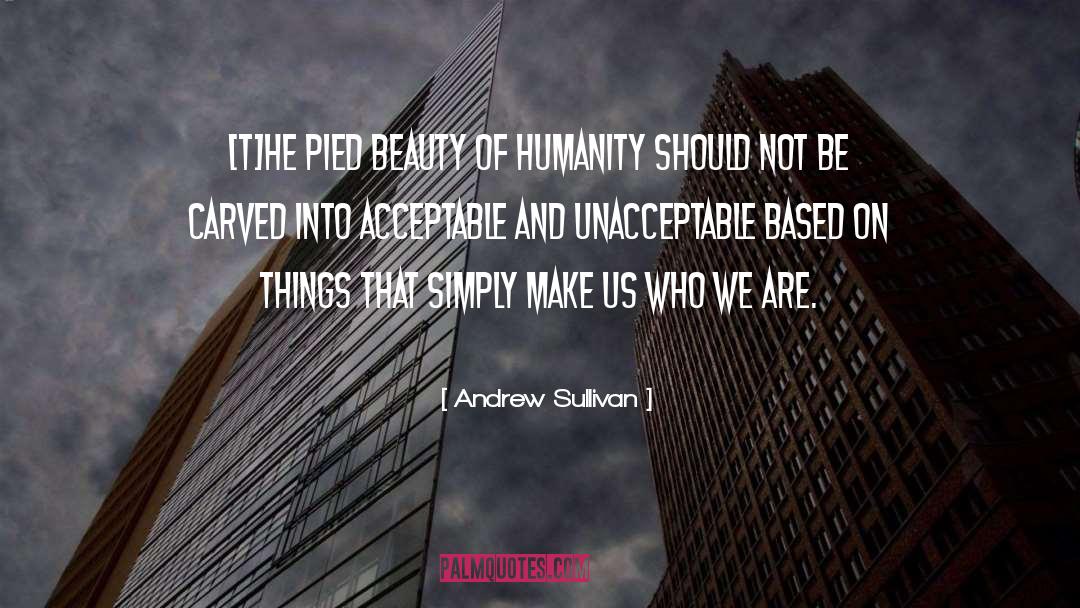 Beauty Of Humanity quotes by Andrew Sullivan