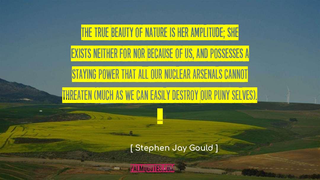 Beauty Of Nature quotes by Stephen Jay Gould