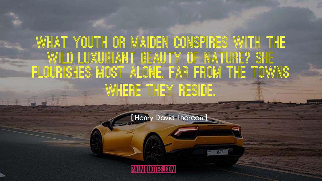 Beauty Of Nature quotes by Henry David Thoreau