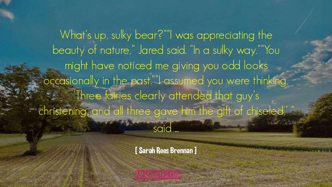 Beauty Of Nature quotes by Sarah Rees Brennan