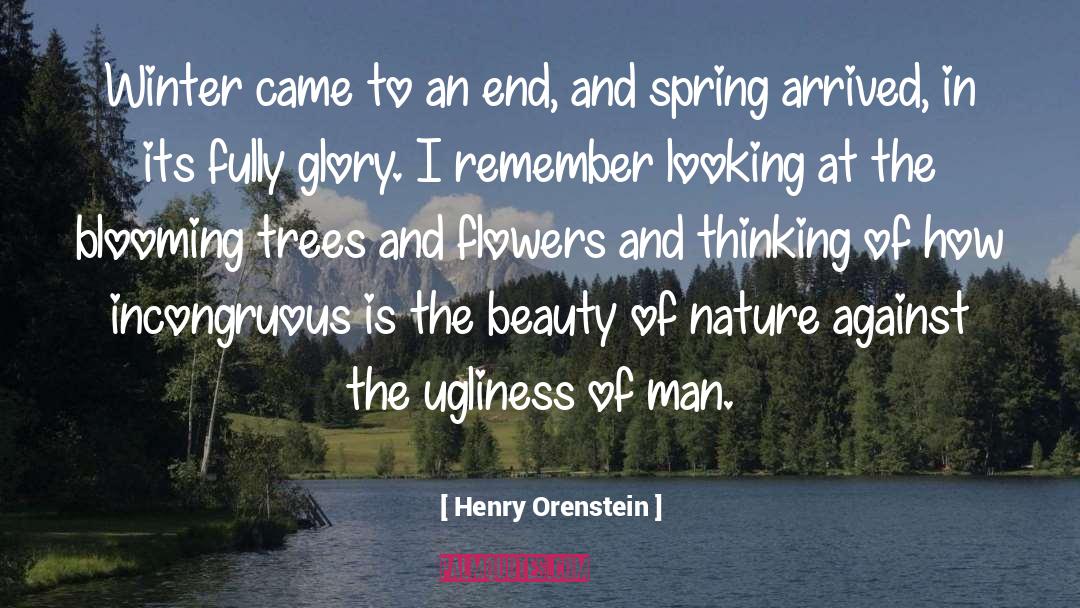 Beauty Of Nature quotes by Henry Orenstein