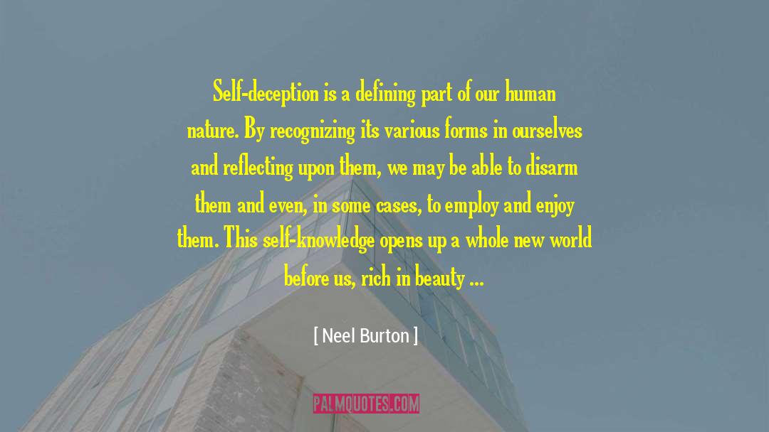 Beauty Of New Places quotes by Neel Burton