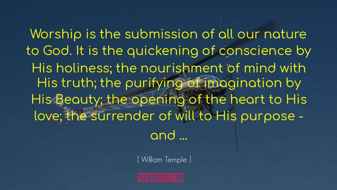 Beauty Of The Cross quotes by William Temple
