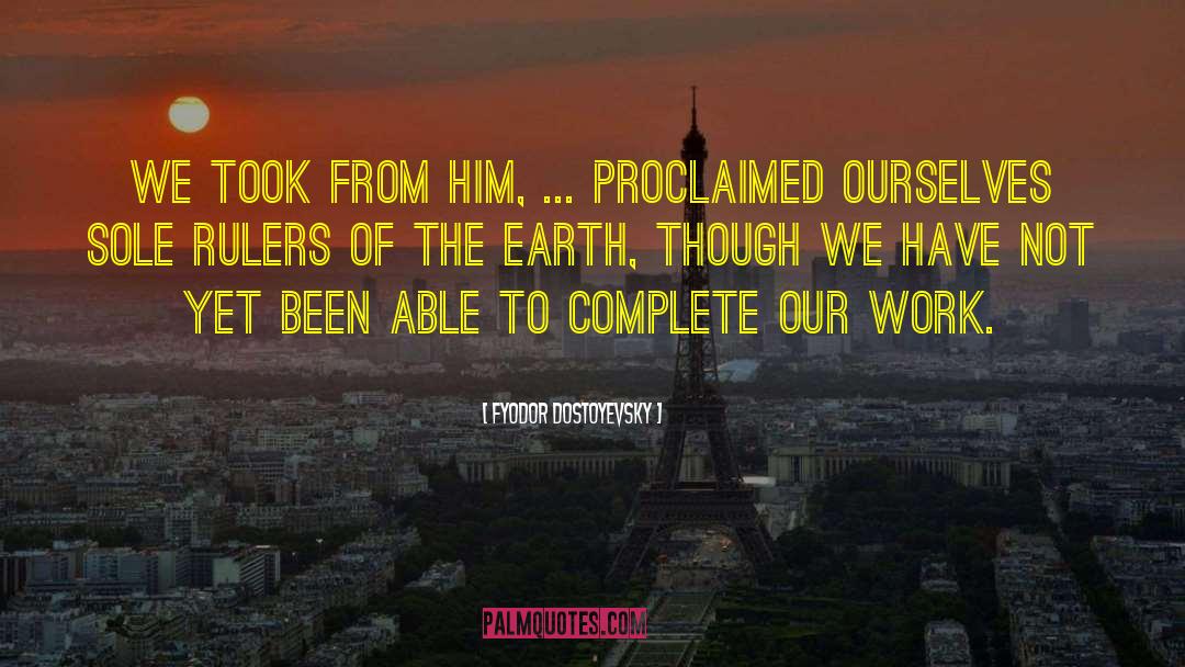 Beauty Of The Earth quotes by Fyodor Dostoyevsky