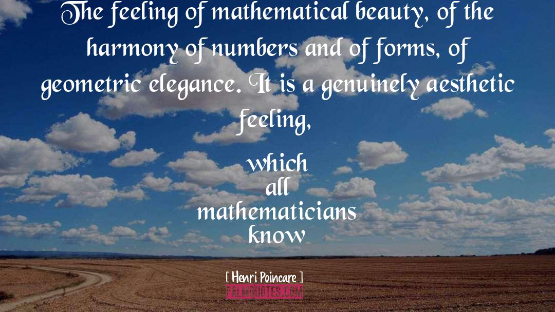 Beauty Of The Earth quotes by Henri Poincare