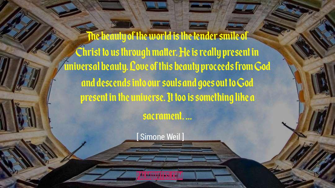 Beauty Of The World quotes by Simone Weil