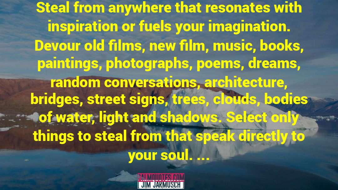 Beauty Of Your Soul quotes by Jim Jarmusch