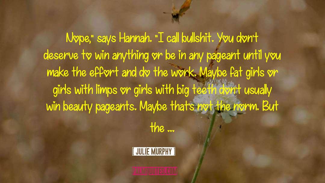 Beauty Pageants quotes by Julie Murphy
