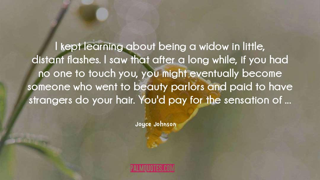 Beauty Parlors quotes by Joyce Johnson