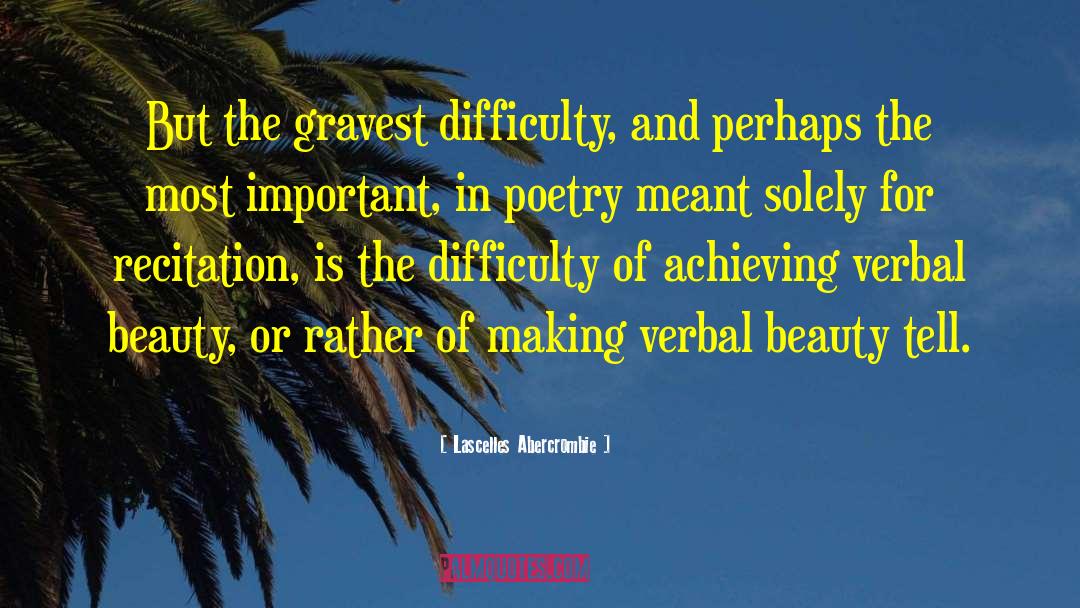 Beauty Poetry quotes by Lascelles Abercrombie