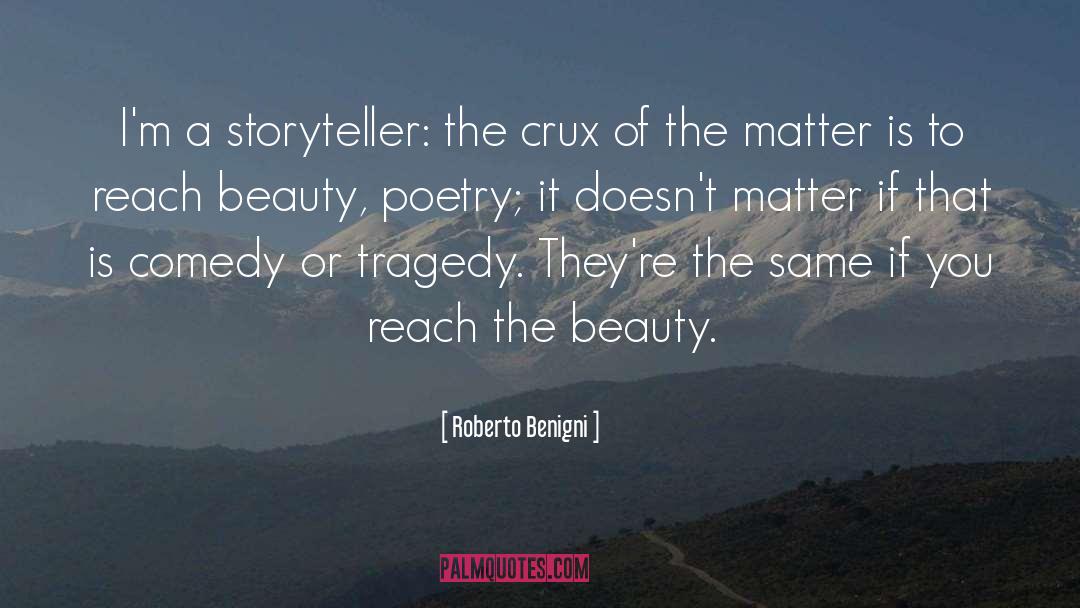Beauty Poetry quotes by Roberto Benigni