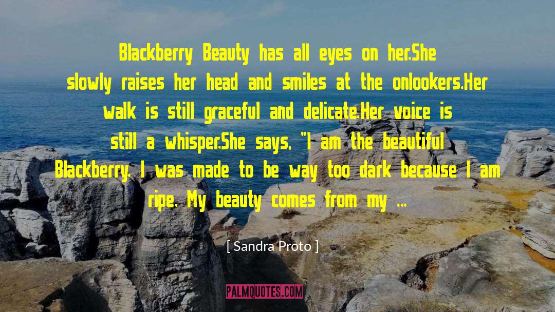 Beauty Poetry quotes by Sandra Proto