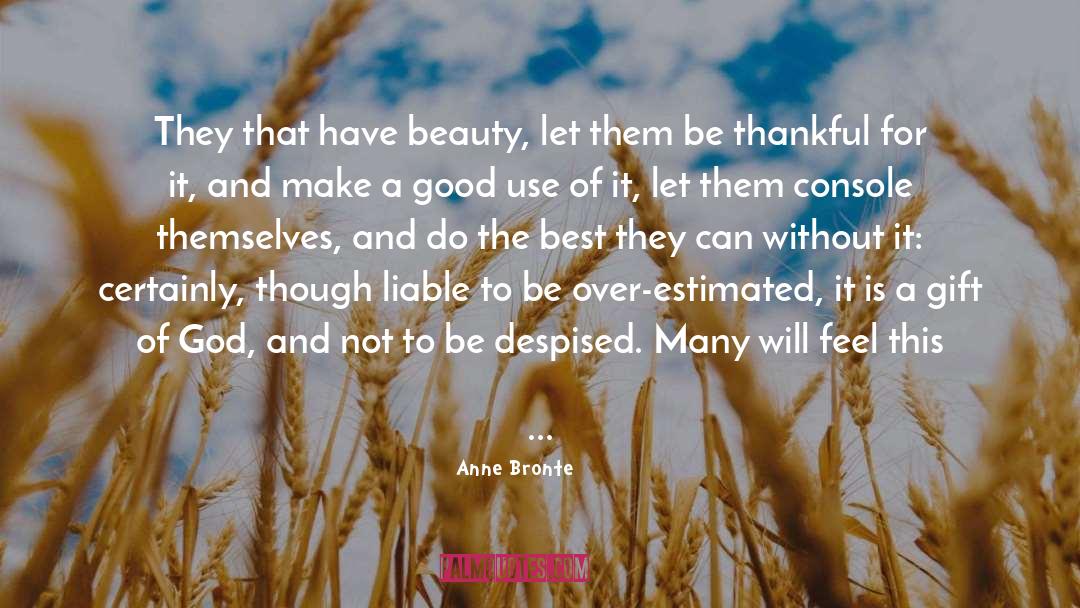Beauty Products quotes by Anne Bronte