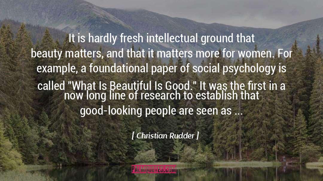 Beauty Products quotes by Christian Rudder