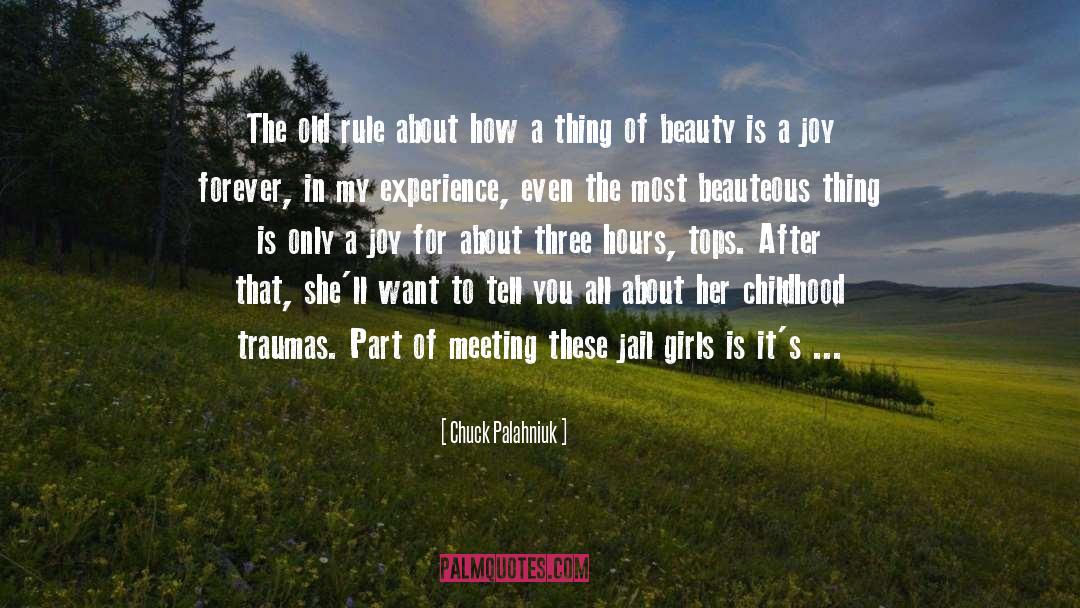 Beauty quotes by Chuck Palahniuk