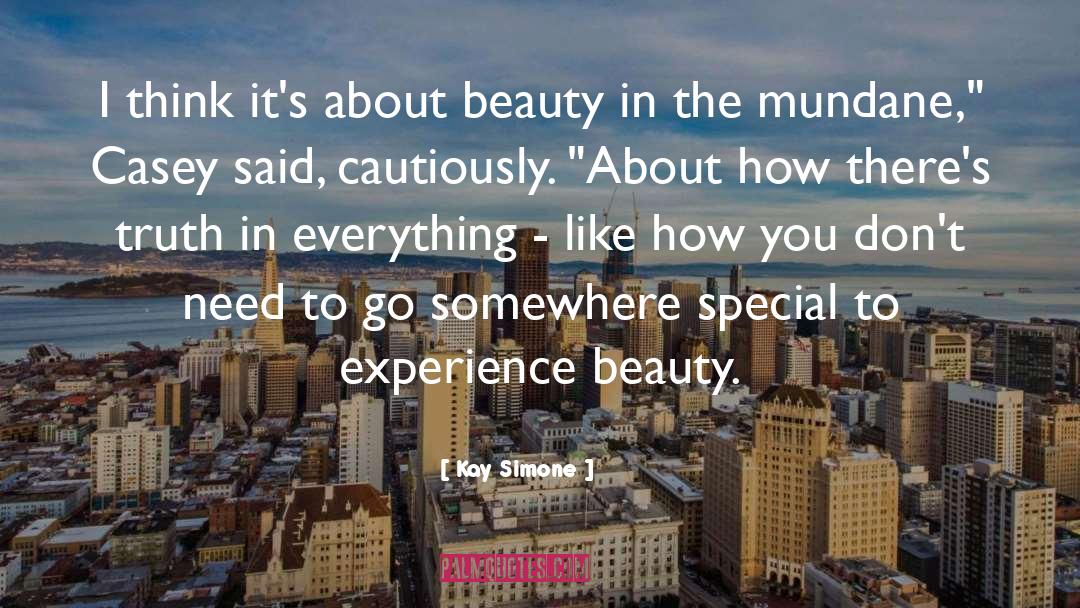 Beauty quotes by Kay Simone
