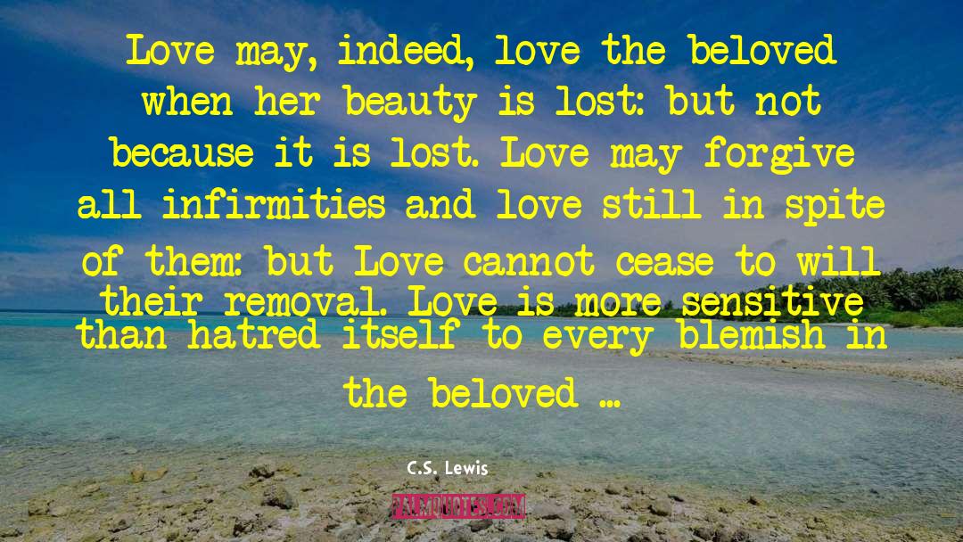 Beauty S Evanescence quotes by C.S. Lewis