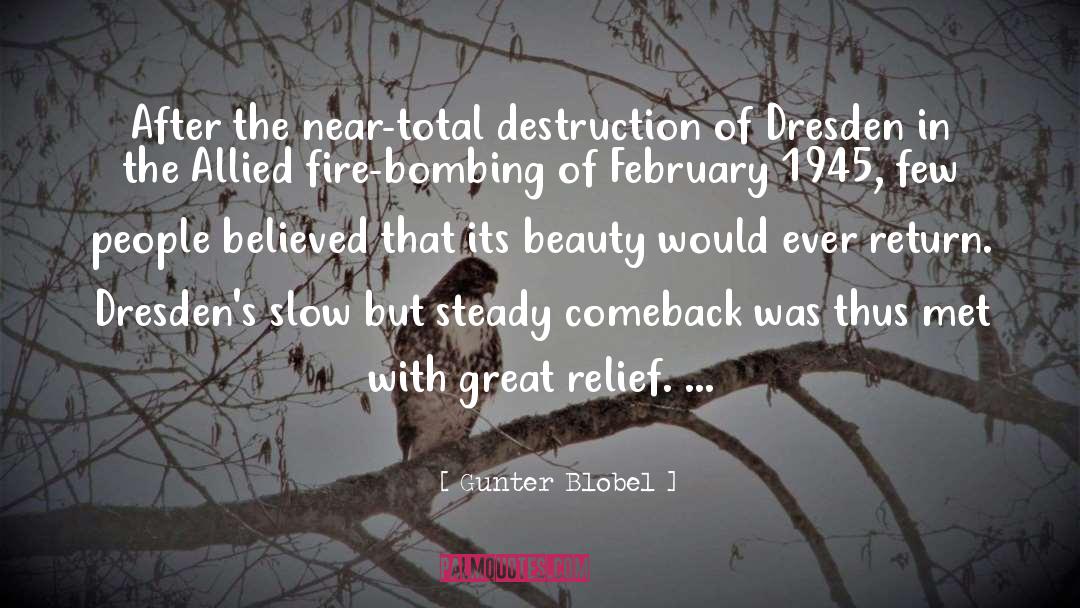 Beauty Series quotes by Gunter Blobel