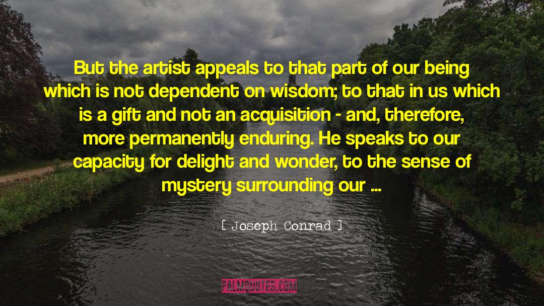 Beauty Speaks quotes by Joseph Conrad