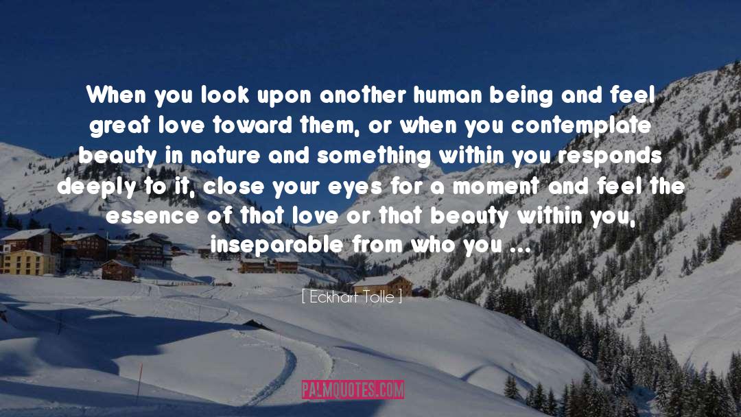 Beauty Within quotes by Eckhart Tolle