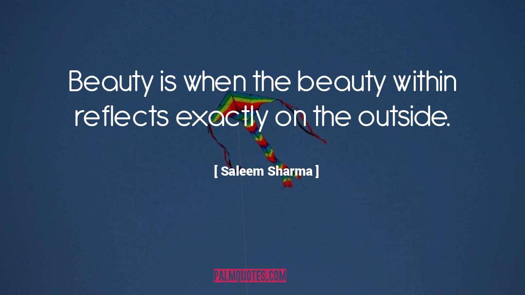 Beauty Within quotes by Saleem Sharma