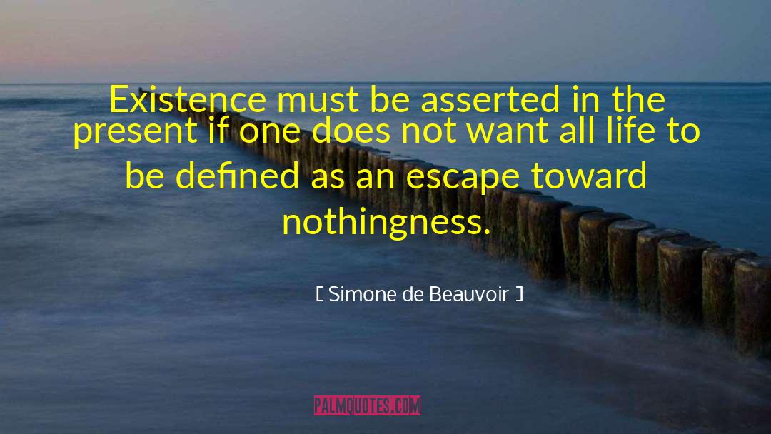 Beauvoir quotes by Simone De Beauvoir