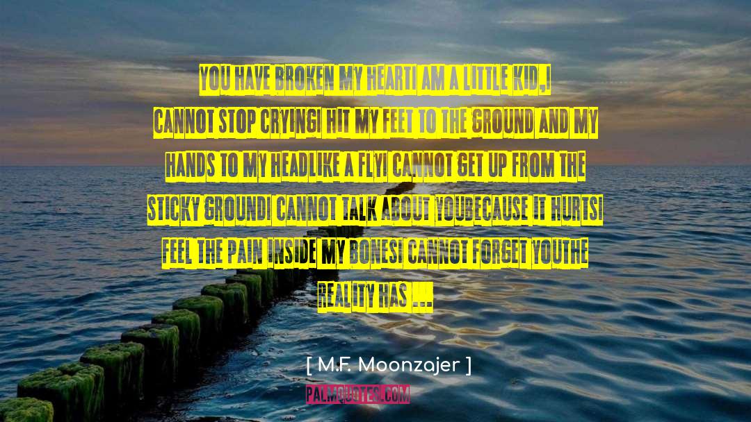 Because Of You quotes by M.F. Moonzajer