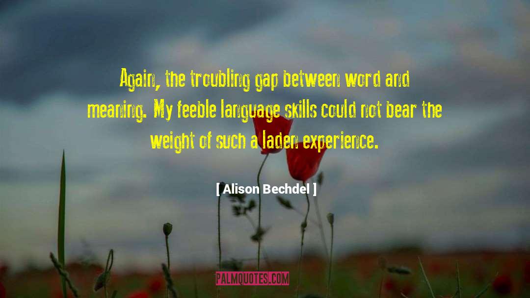 Bechdel quotes by Alison Bechdel