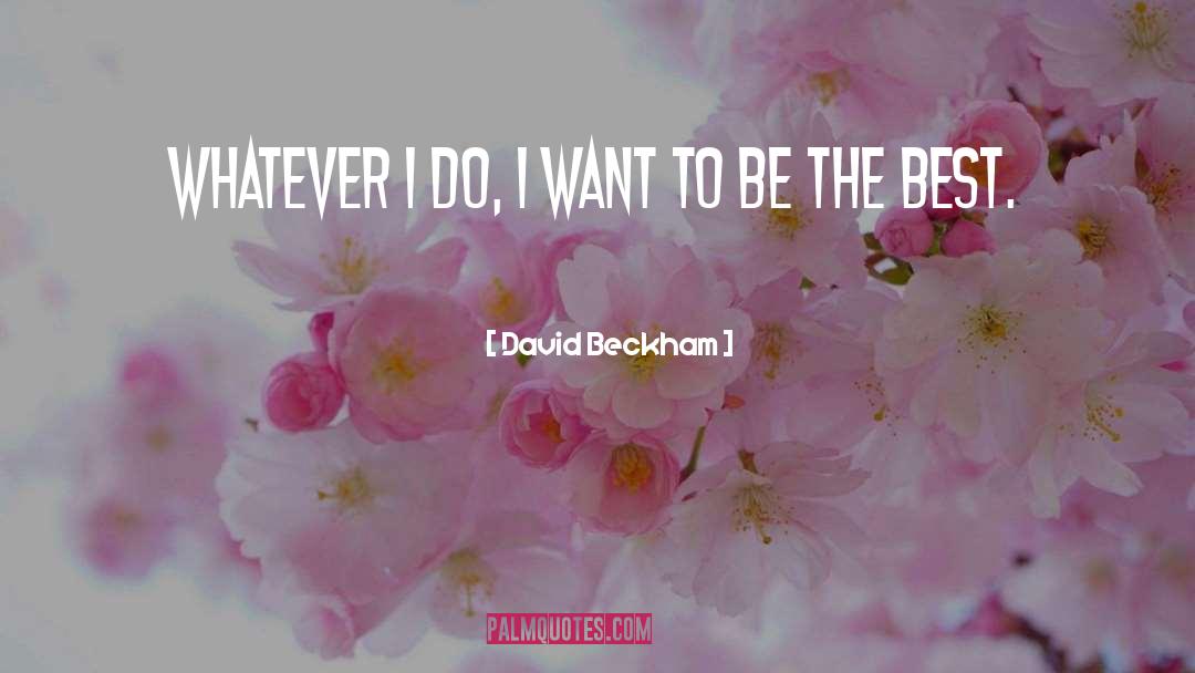 Beckham quotes by David Beckham