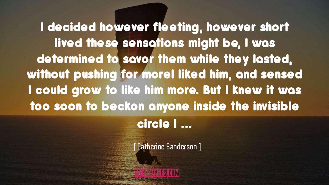 Beckon quotes by Catherine Sanderson