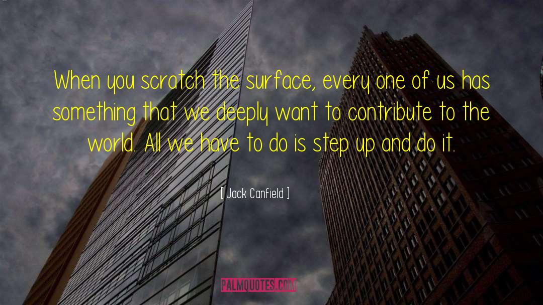 Becky Jack quotes by Jack Canfield