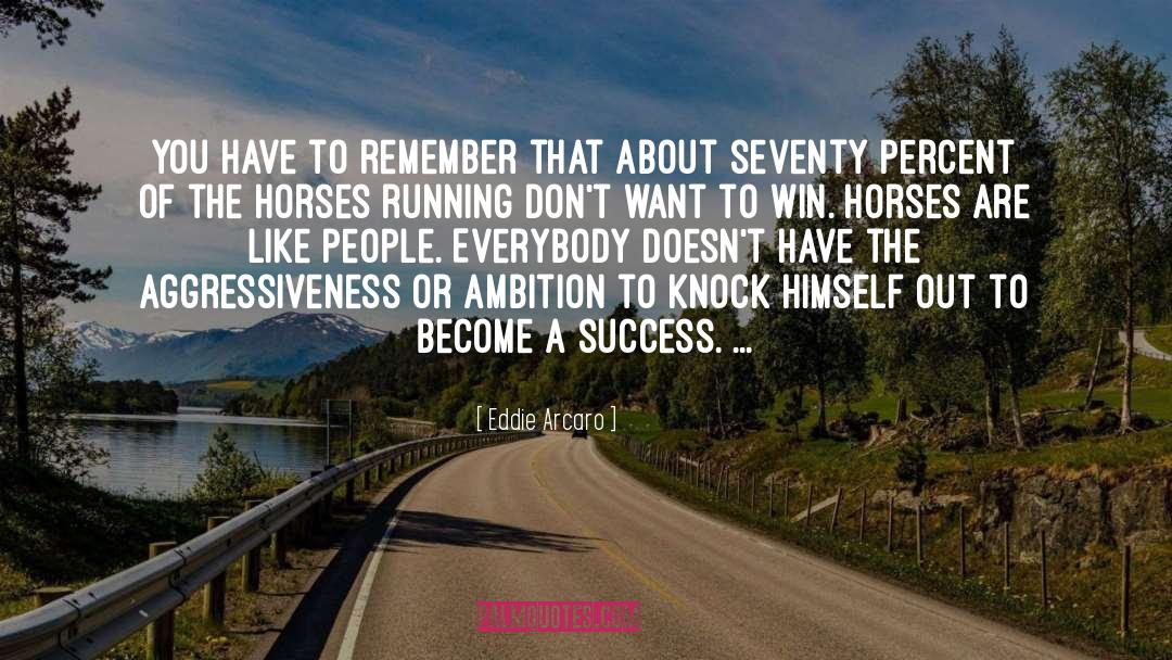 Become A Success quotes by Eddie Arcaro