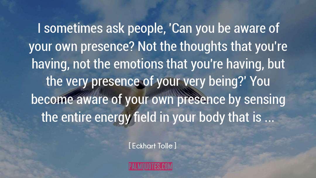 Become Aware quotes by Eckhart Tolle