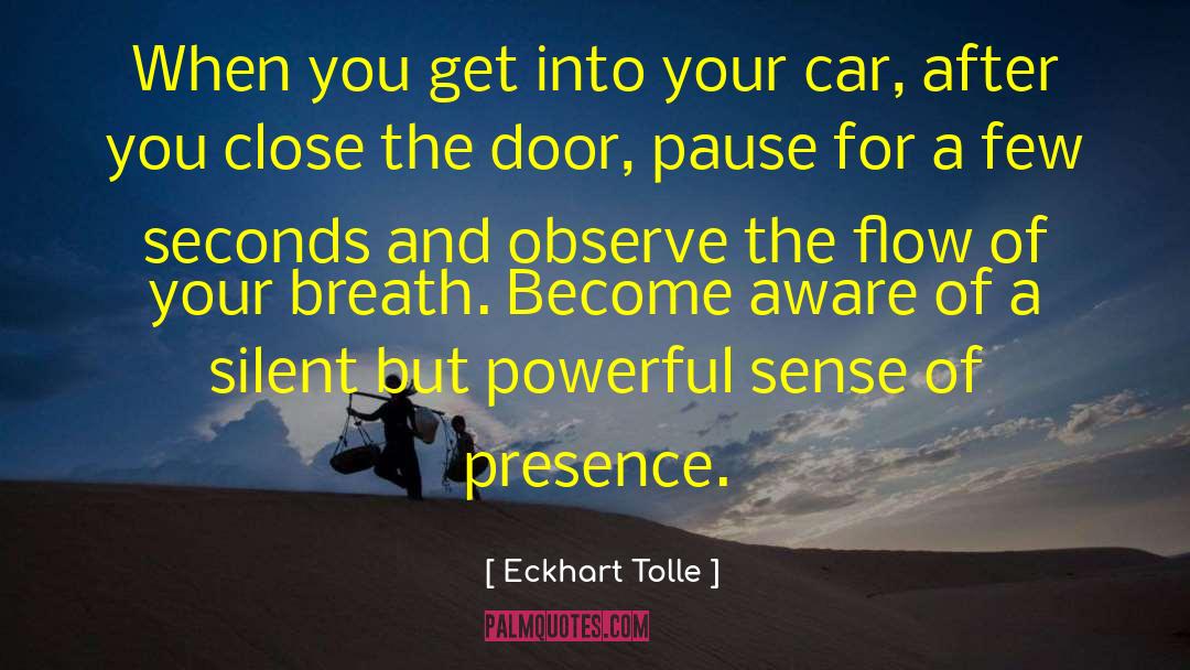 Become Aware quotes by Eckhart Tolle